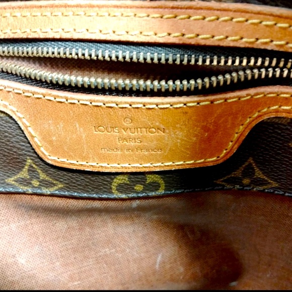 Louis Vuitton LV Shoulder Bag  Sac Shopping Brown Monogram made in France 🇫🇷 - Picture 6 of 8